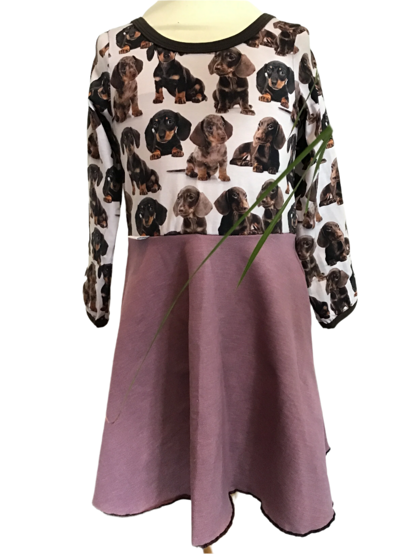 Kjole Hund rosa lang erm