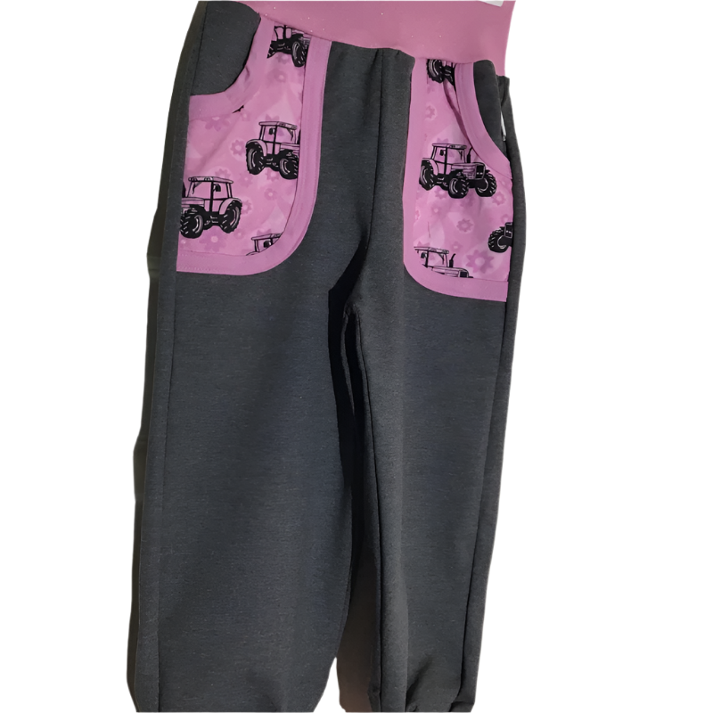 Bukse lys Rosa traktor