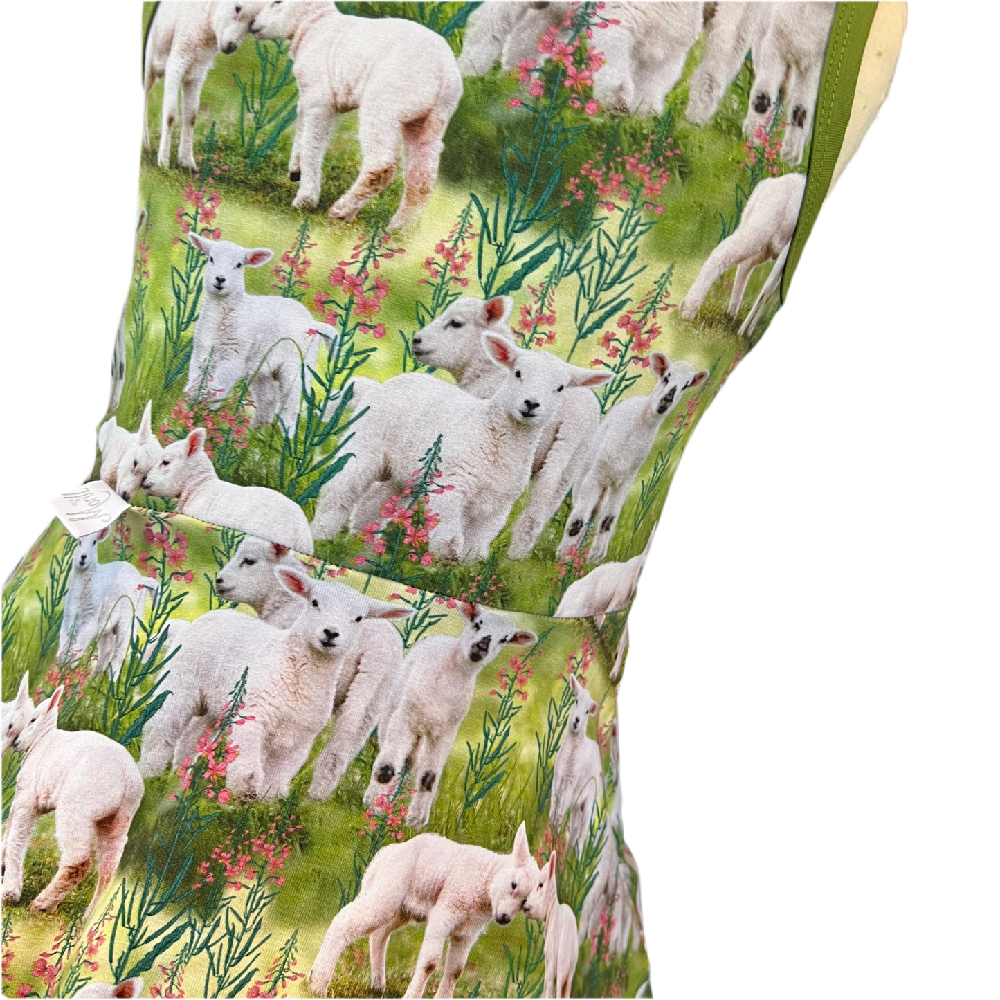 Kjole Lam og blomster