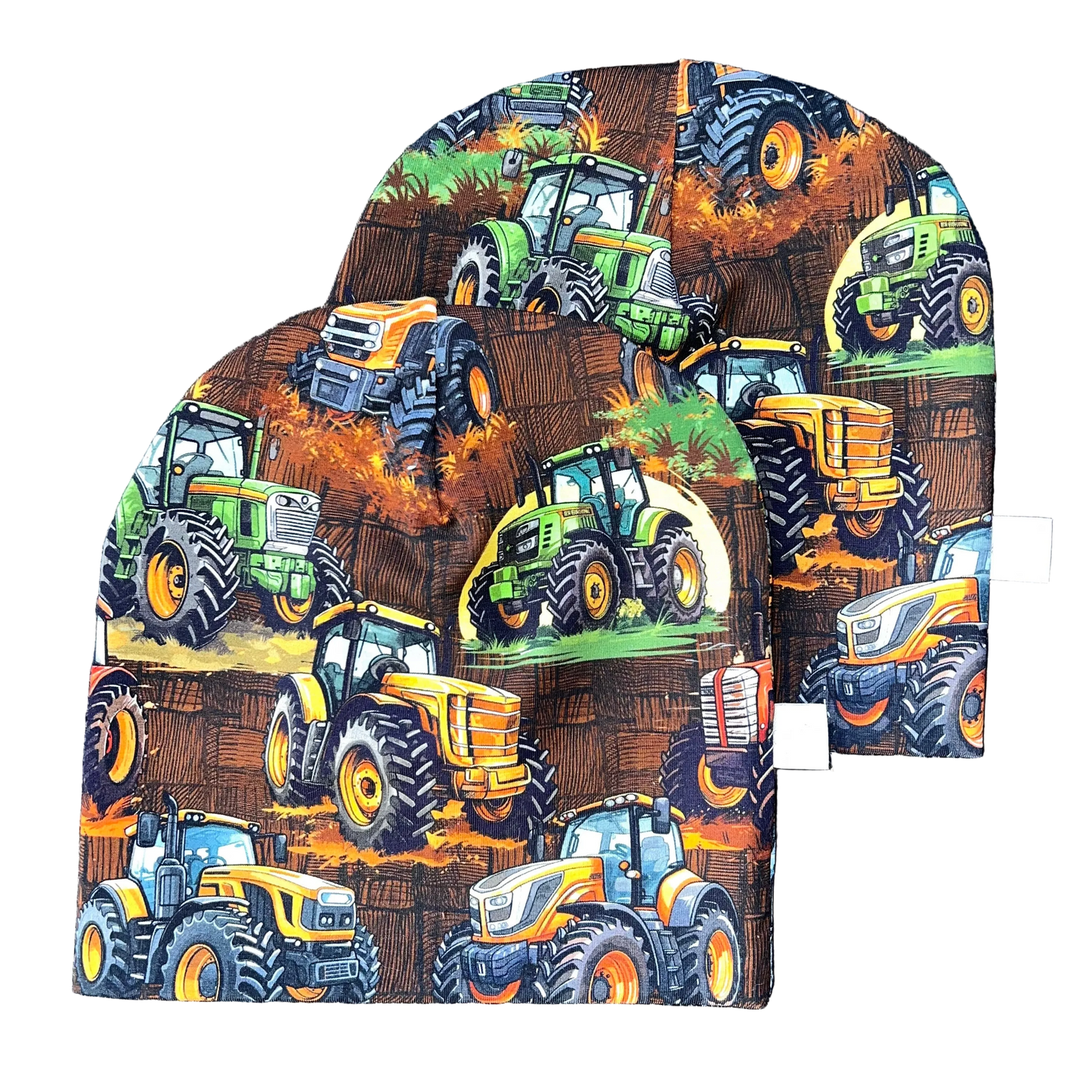 Lue retro traktor brun