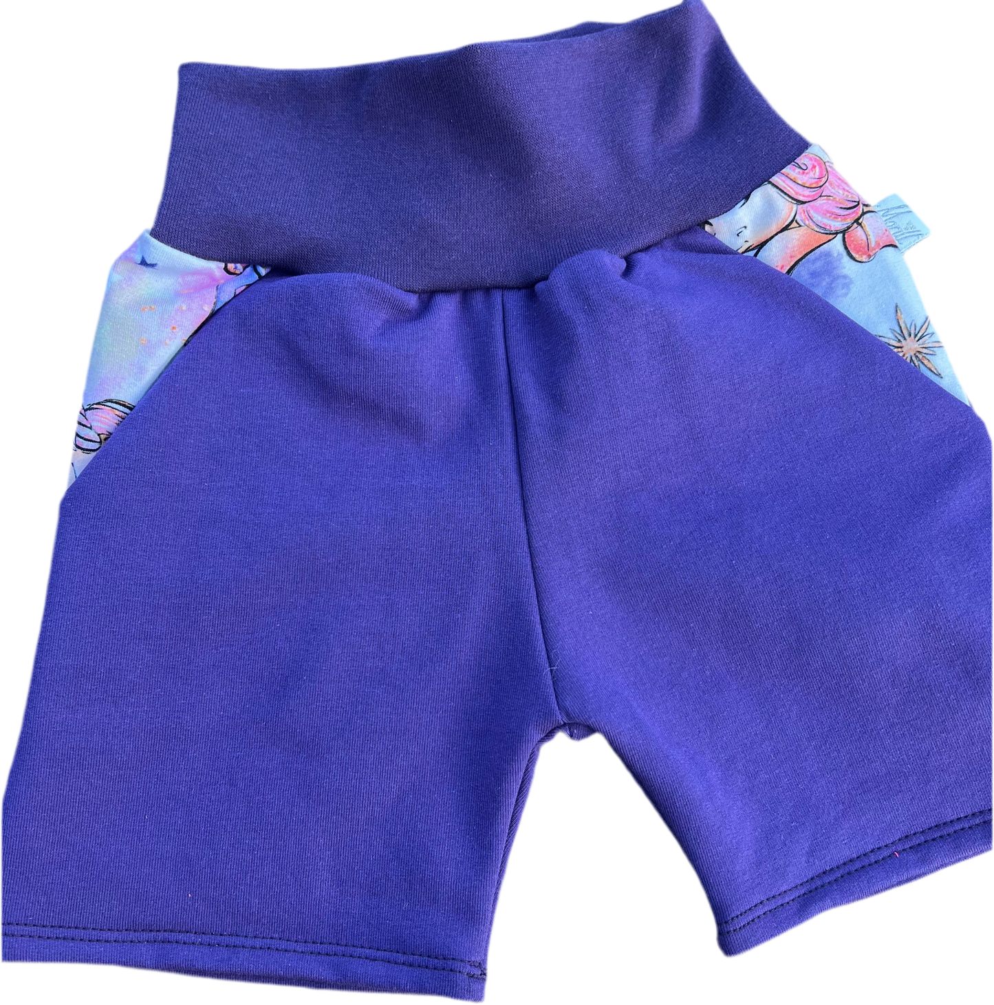 Shorts lilla enhjørning