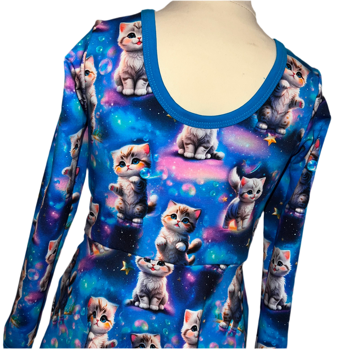 Kjole Katt m/lang erm