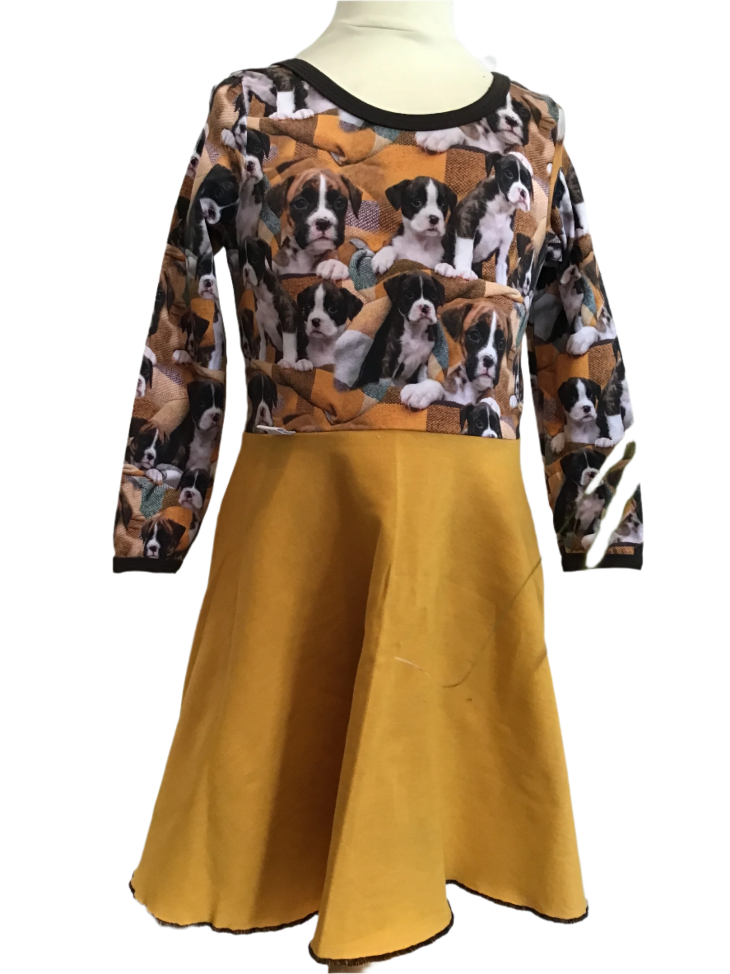 Kjole Hund Boxer gul