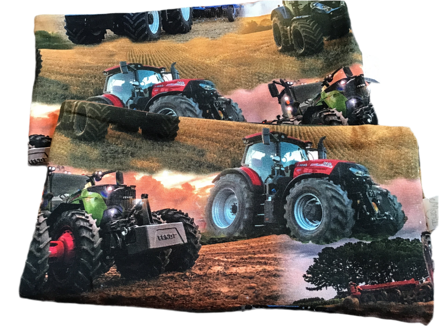 Hals brun traktor