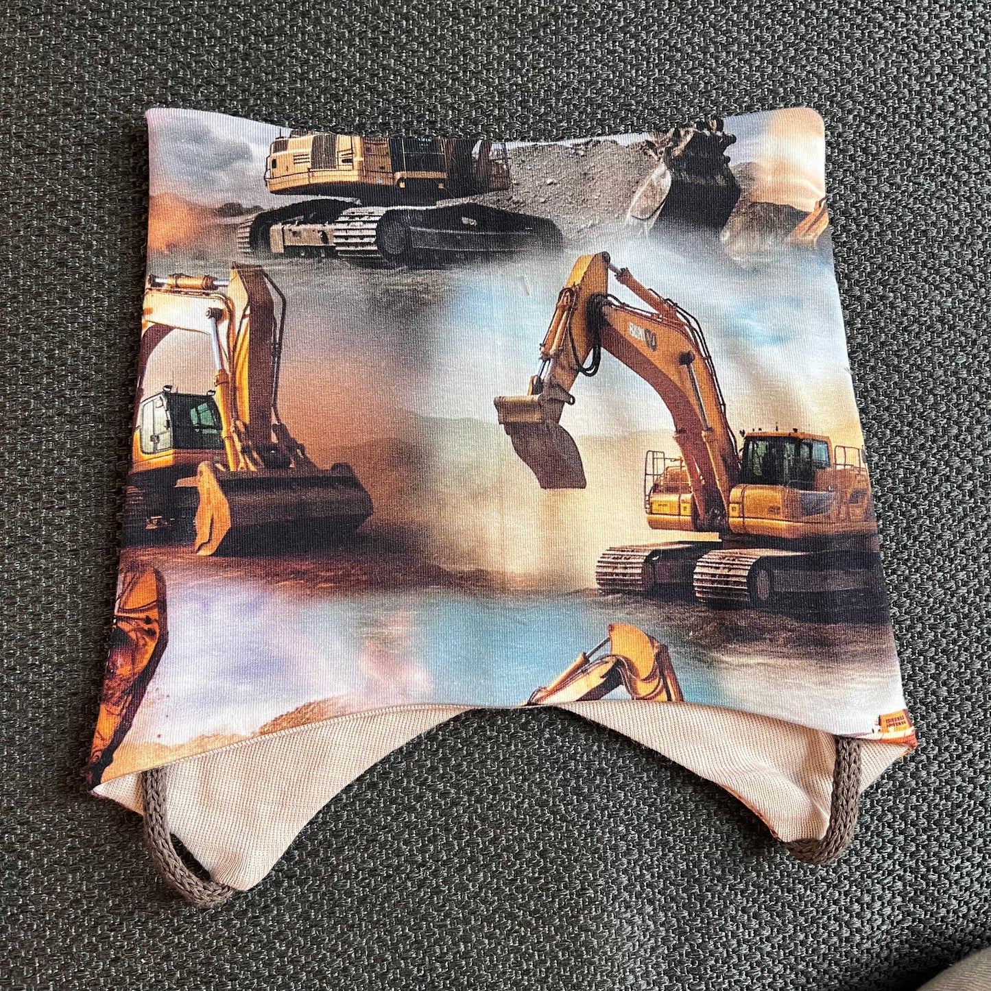 Knyttelue Gravemaskin m/ull