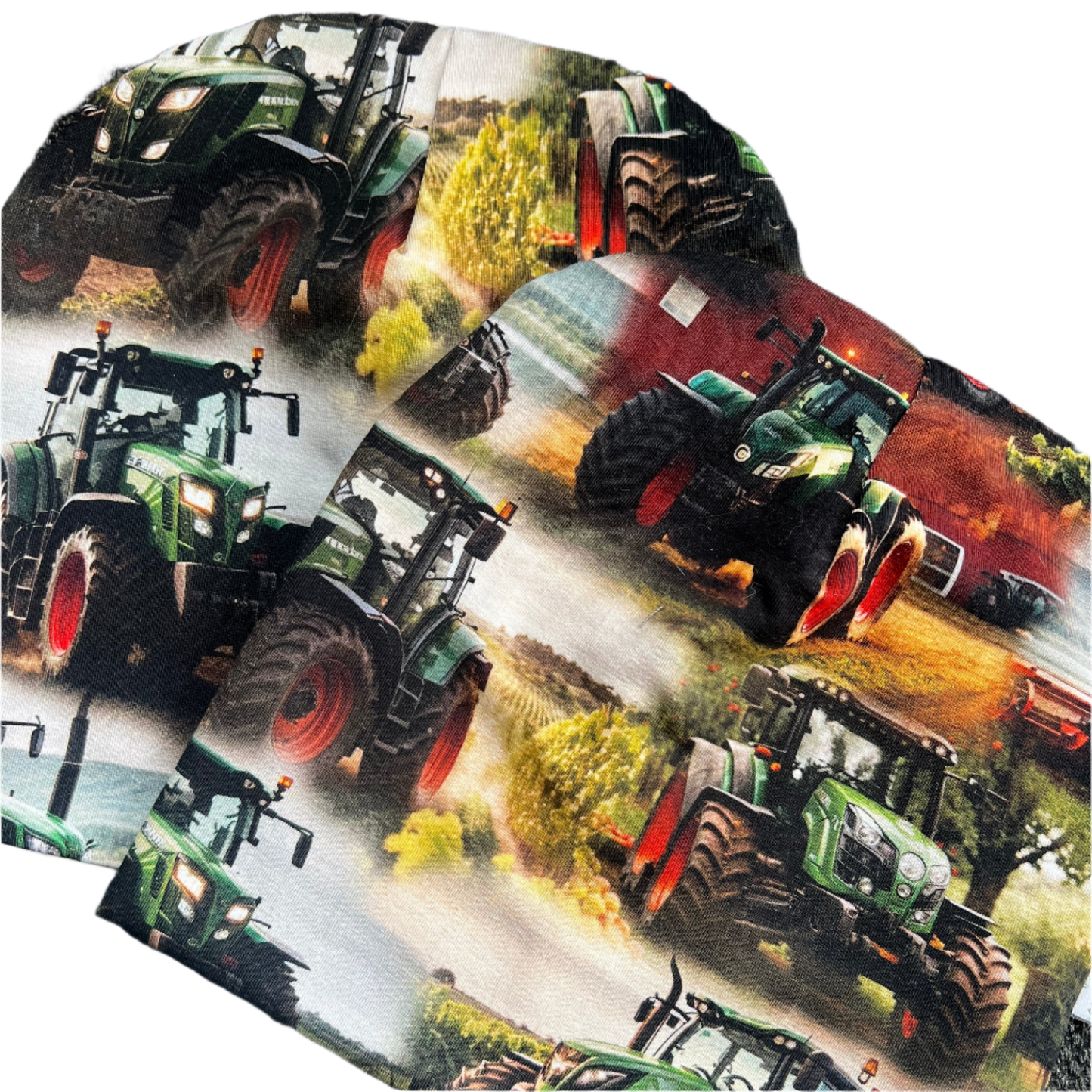 Grønn traktor lue