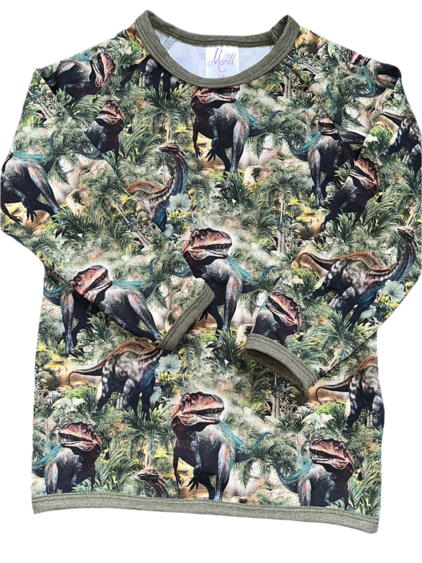 Joggedress dinosaur grønn