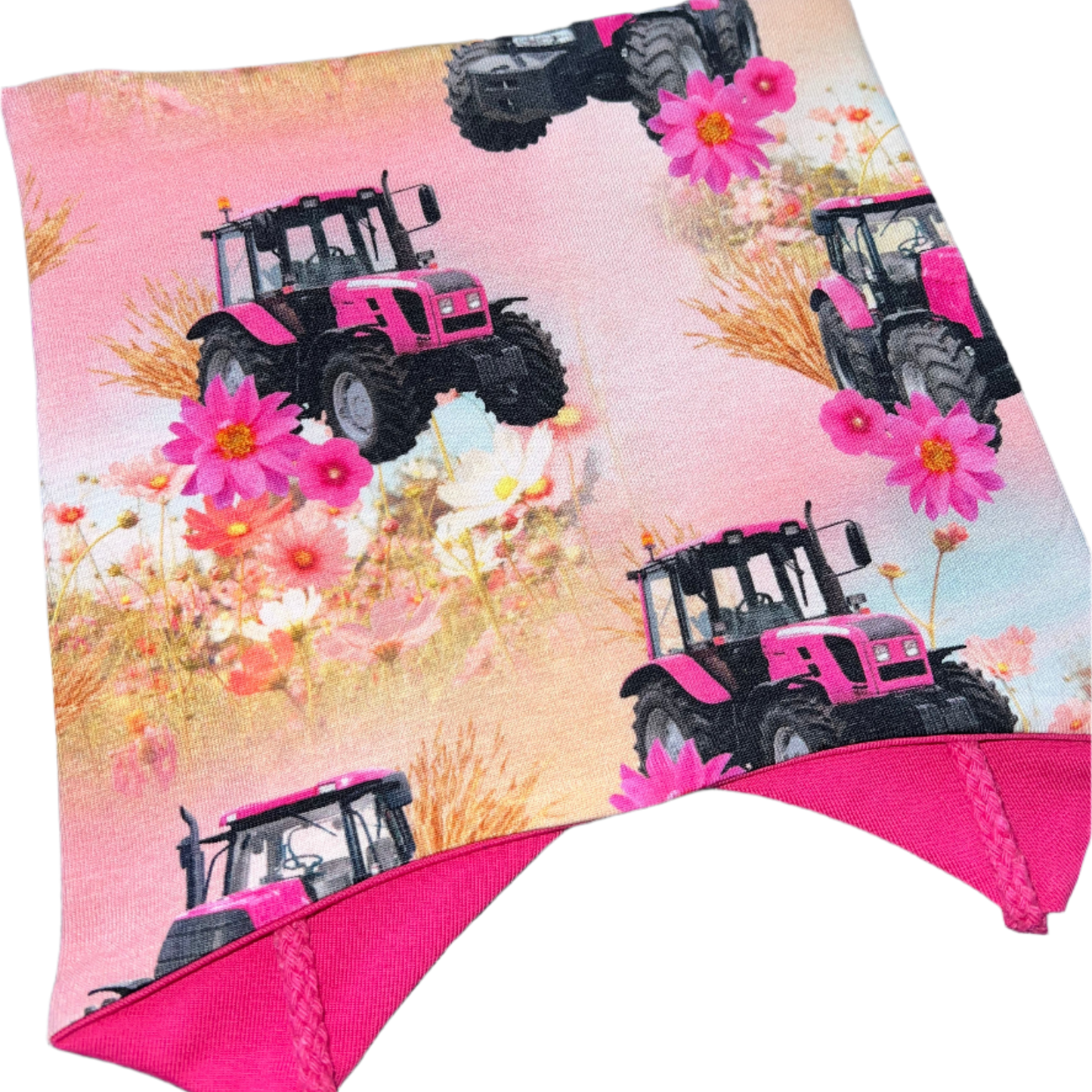 Knyttelue rosa traktor