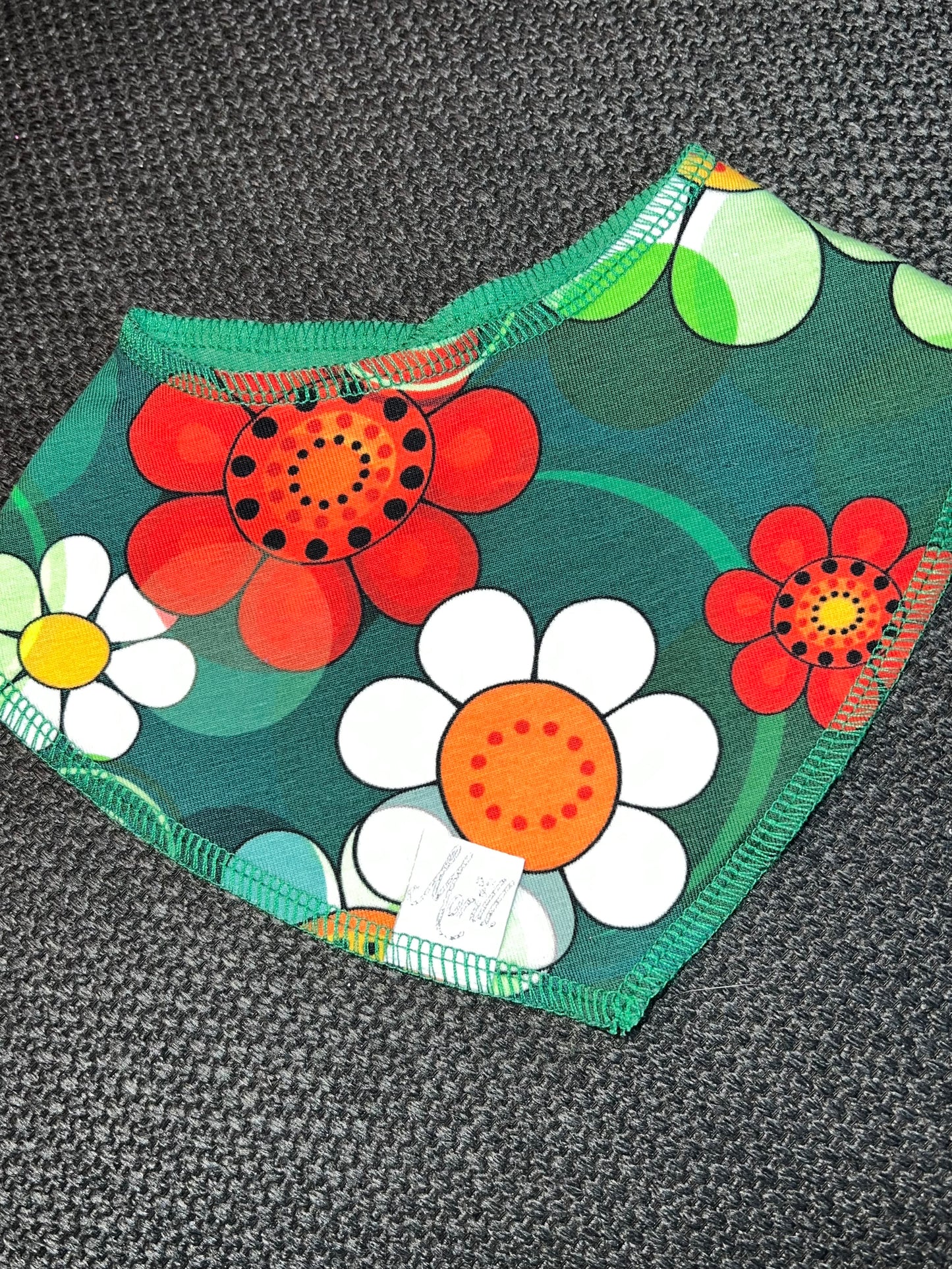 Smekke Retro blomster grønn