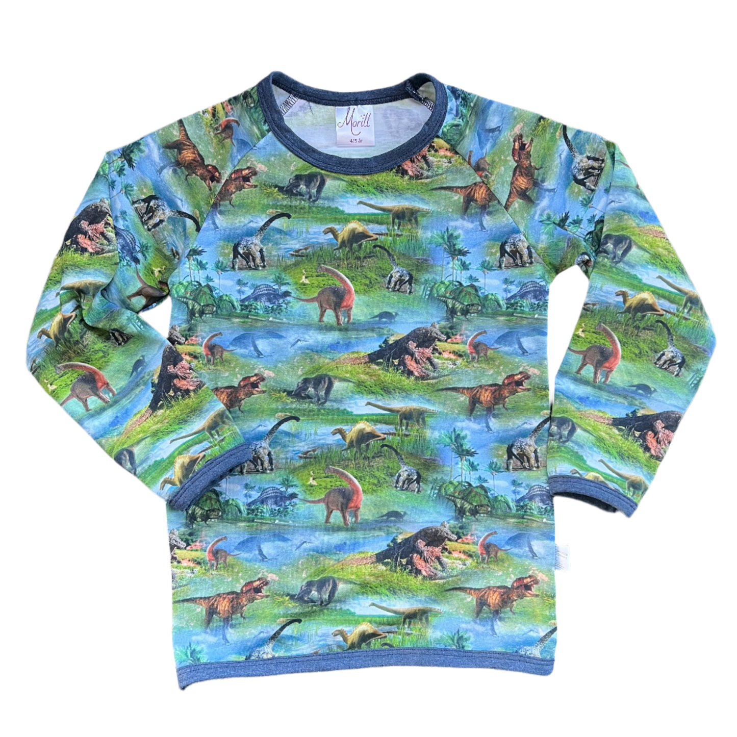 Joggedress Dinosaur blå/grønn