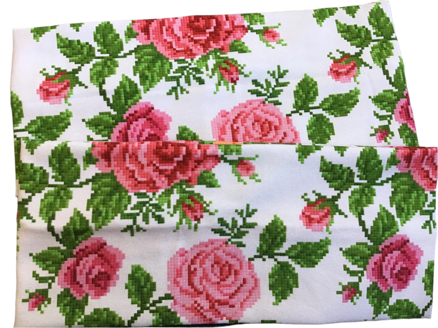 Pannebånd broderte blomster