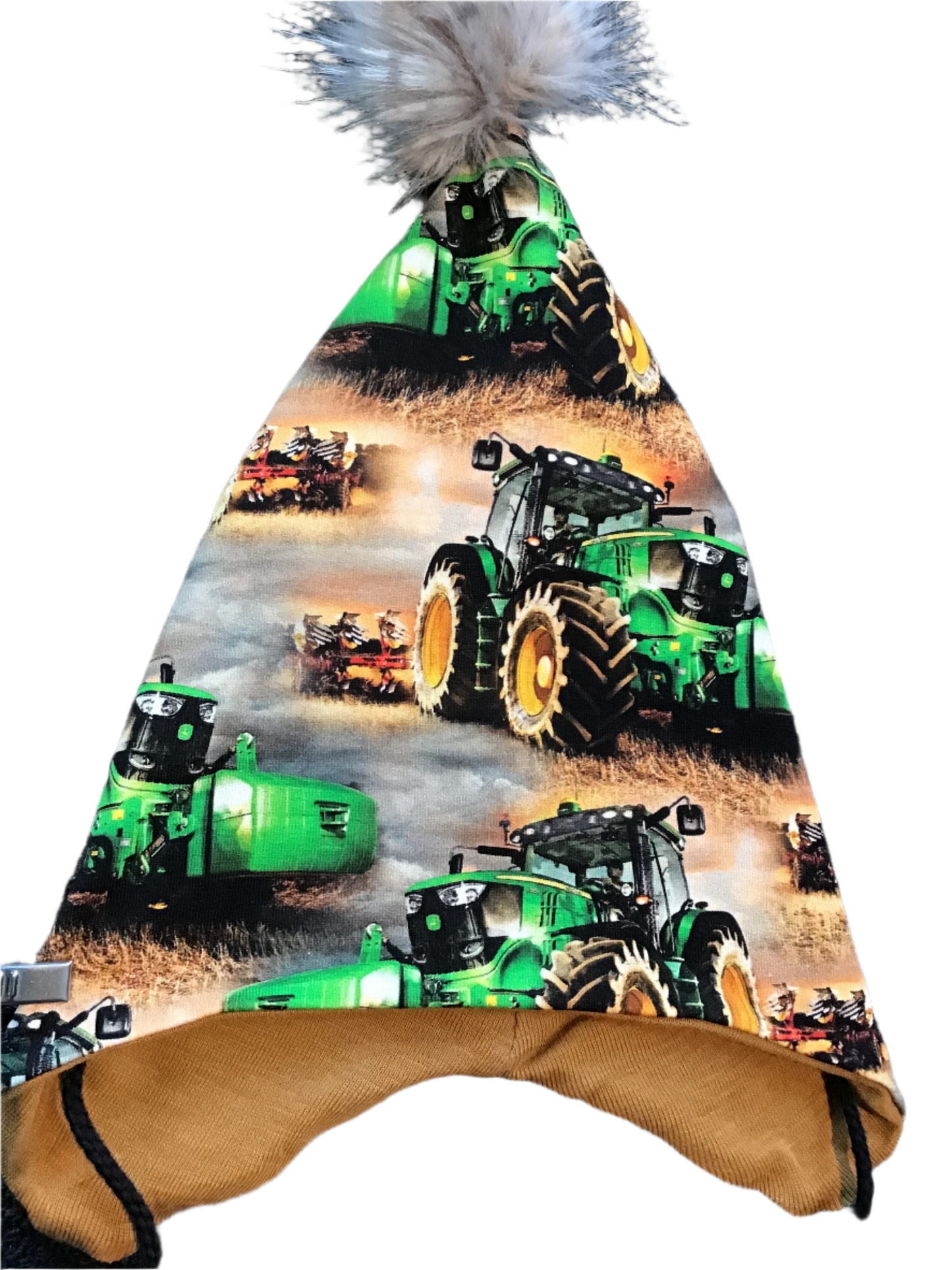 Spisslue JD brunt ullfor