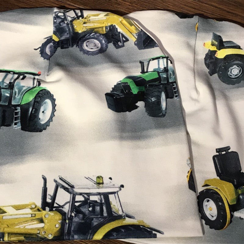 Gul/grønn traktor lue