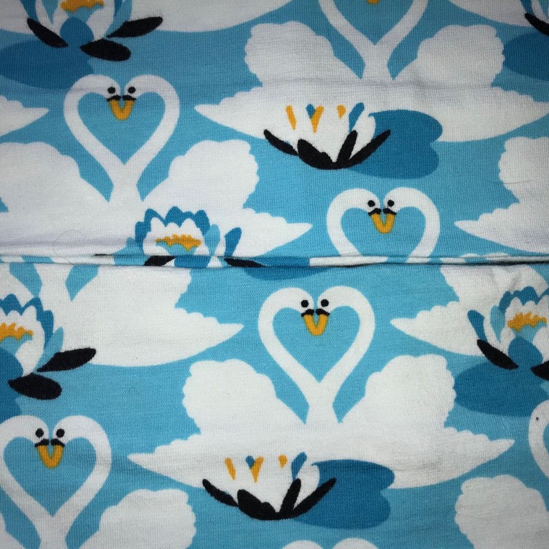 Pannebånd turkis svane