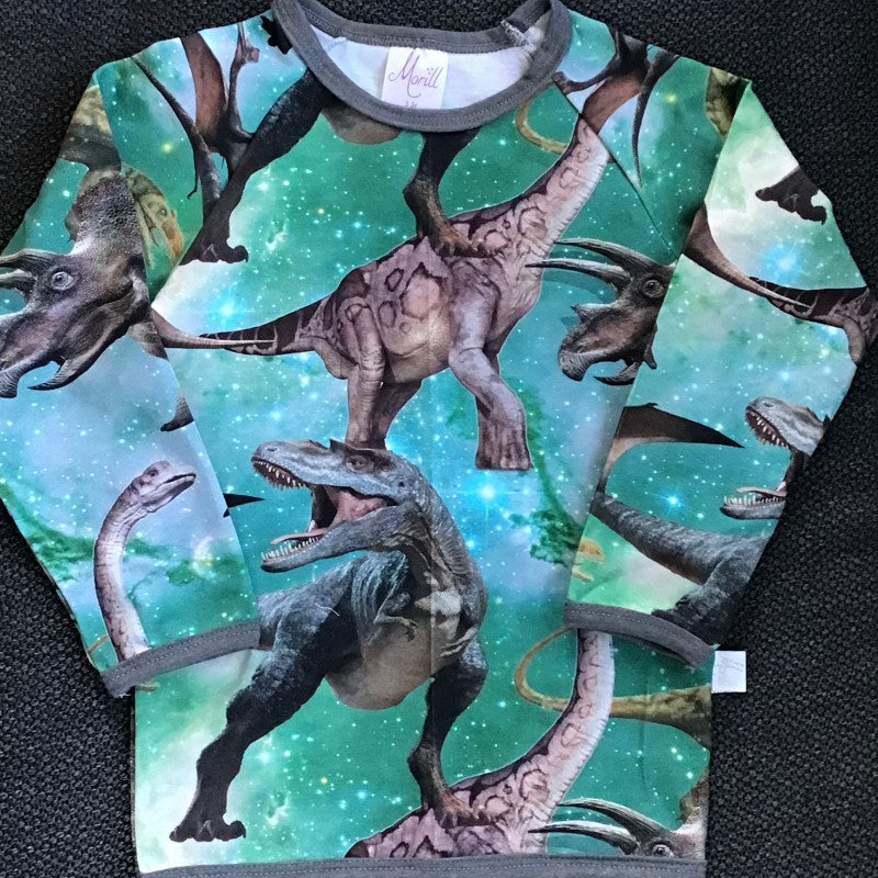 Genser teal dinosaur