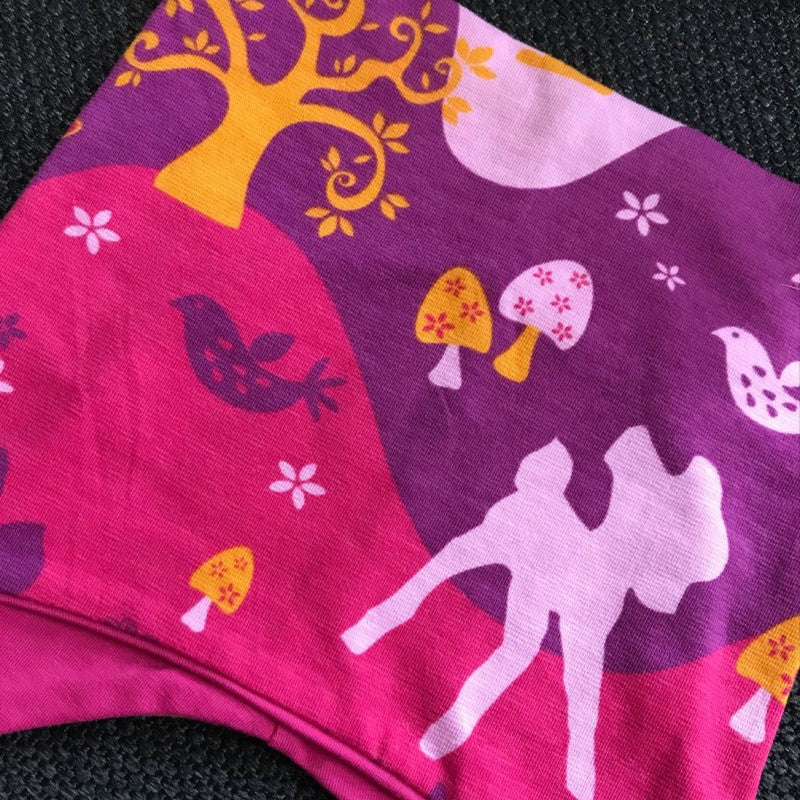 Knyttelue rosa/gul Bambi