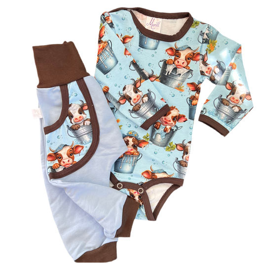Baby Joggedress Blå Badeku