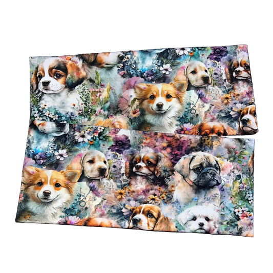 Pannebånd akvarell hund