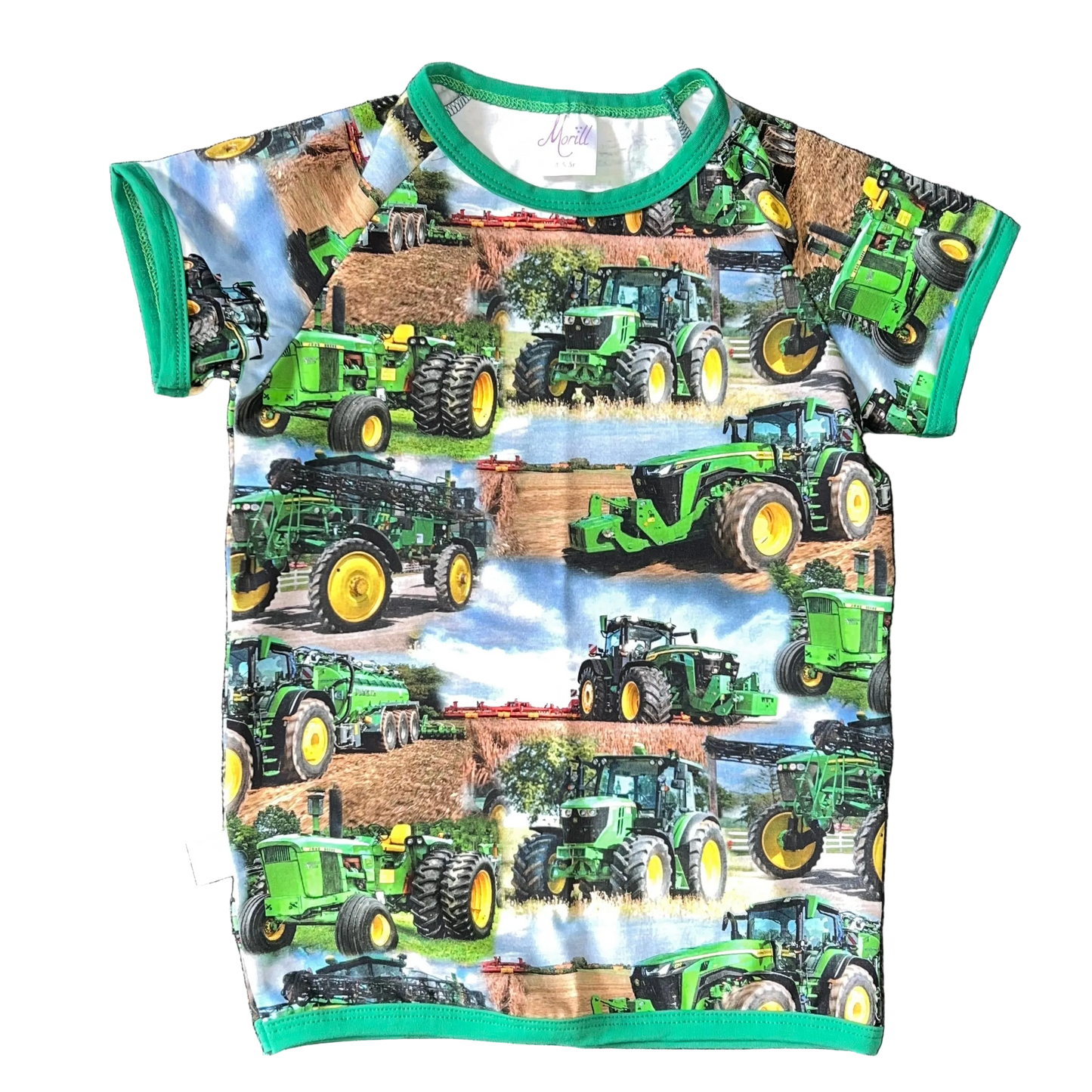 Sommersett Traktor John Deere shorts og t-skjorte sett