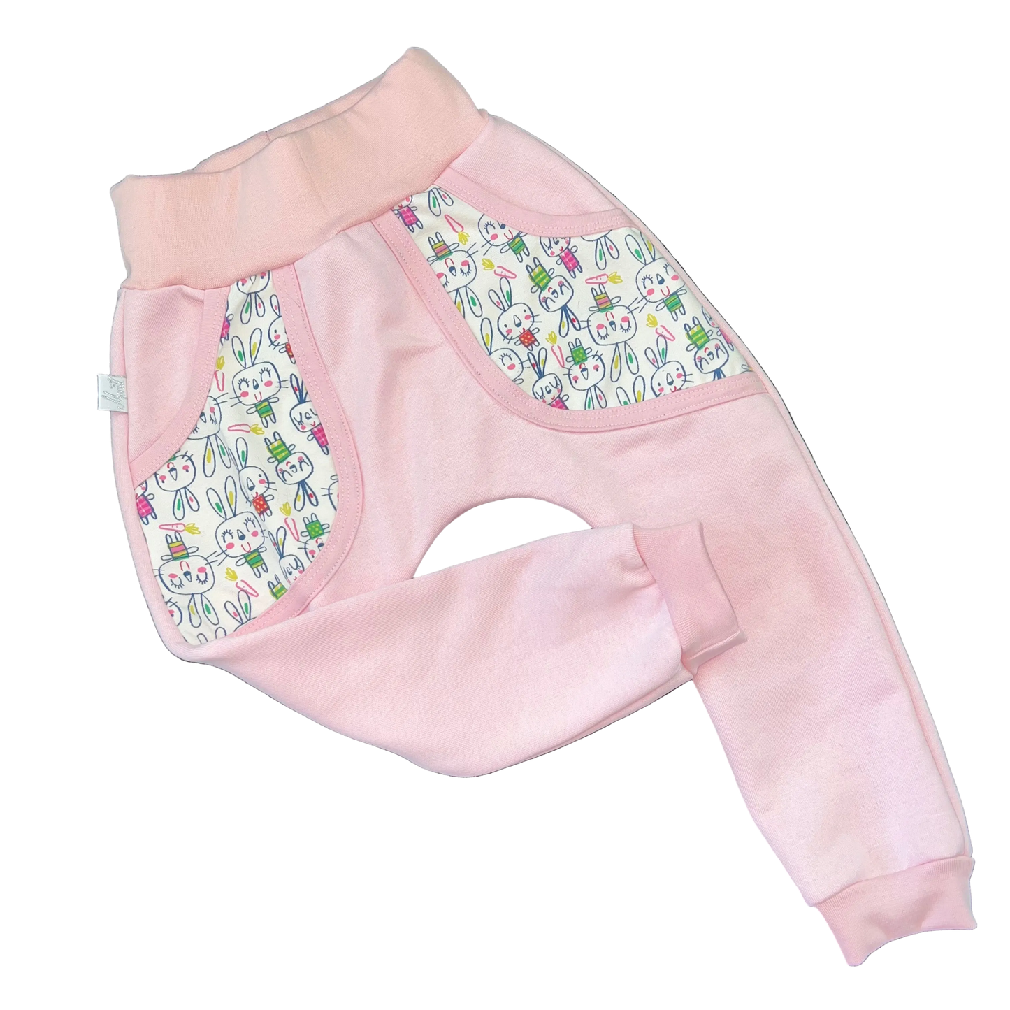 Babybukse rosa kanin tegning