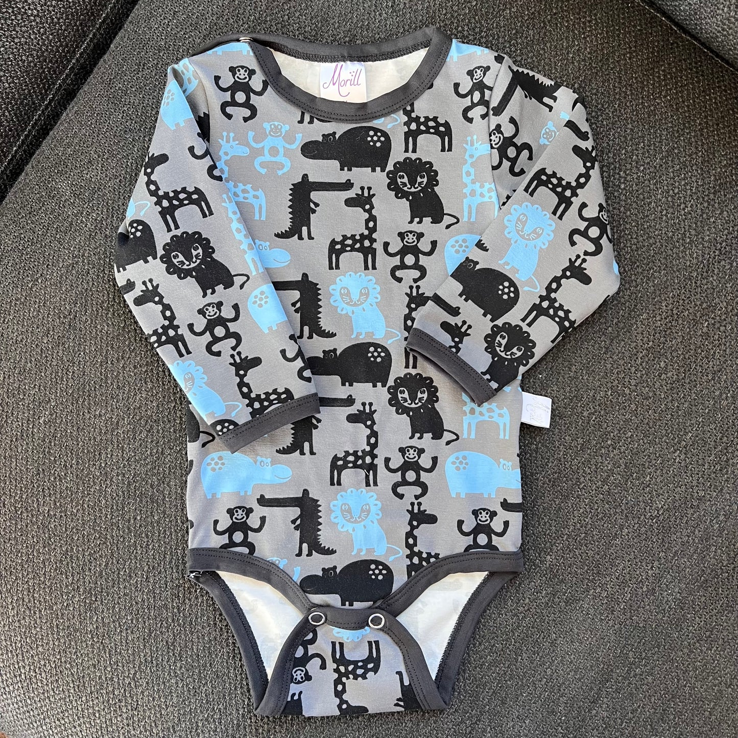 Baby Joggedress Blå/grå Jungeldyr