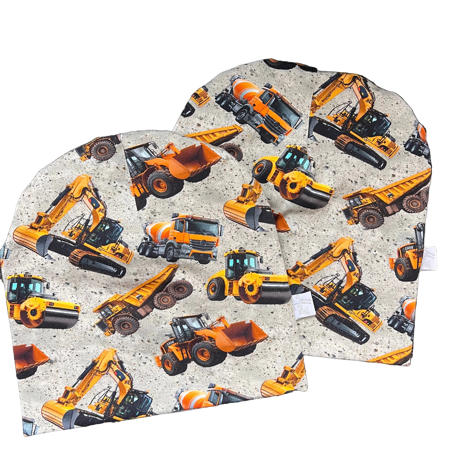 Maskiner på betong Lue