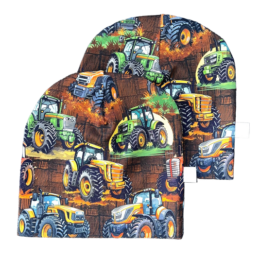 Retro Traktor brun Lue