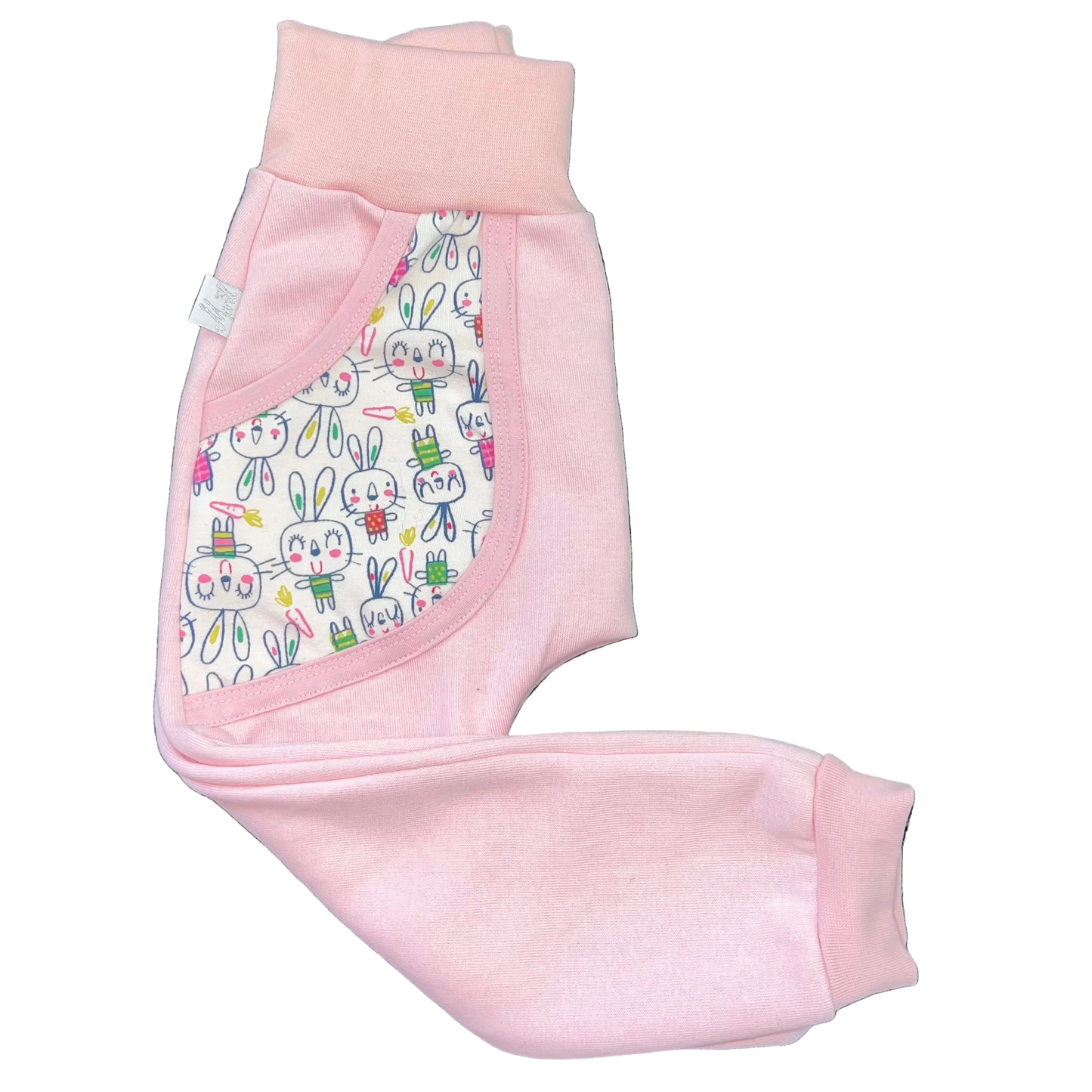 Babybukse rosa kanin tegning