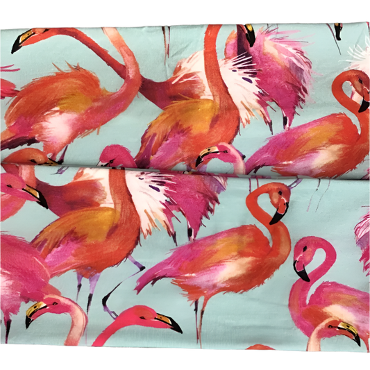 Pannebånd flamingo blå