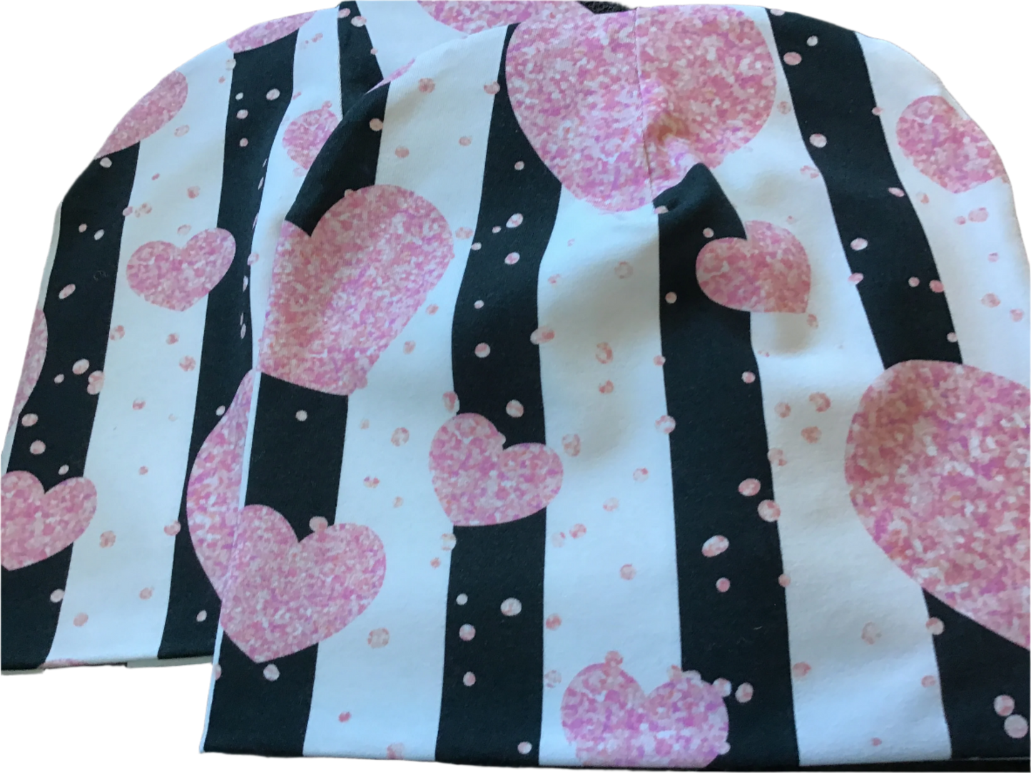 Lue hjerter glitter