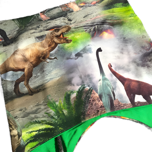 Knyttelue Dinosaur grønt for