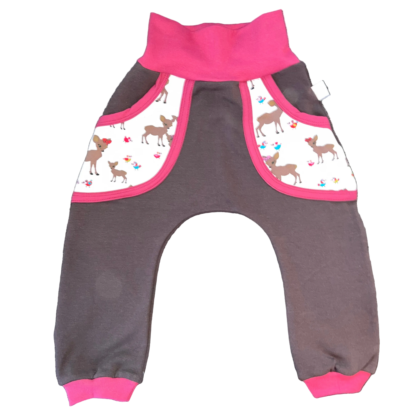 Babyjoggedress Bambi på hvit
