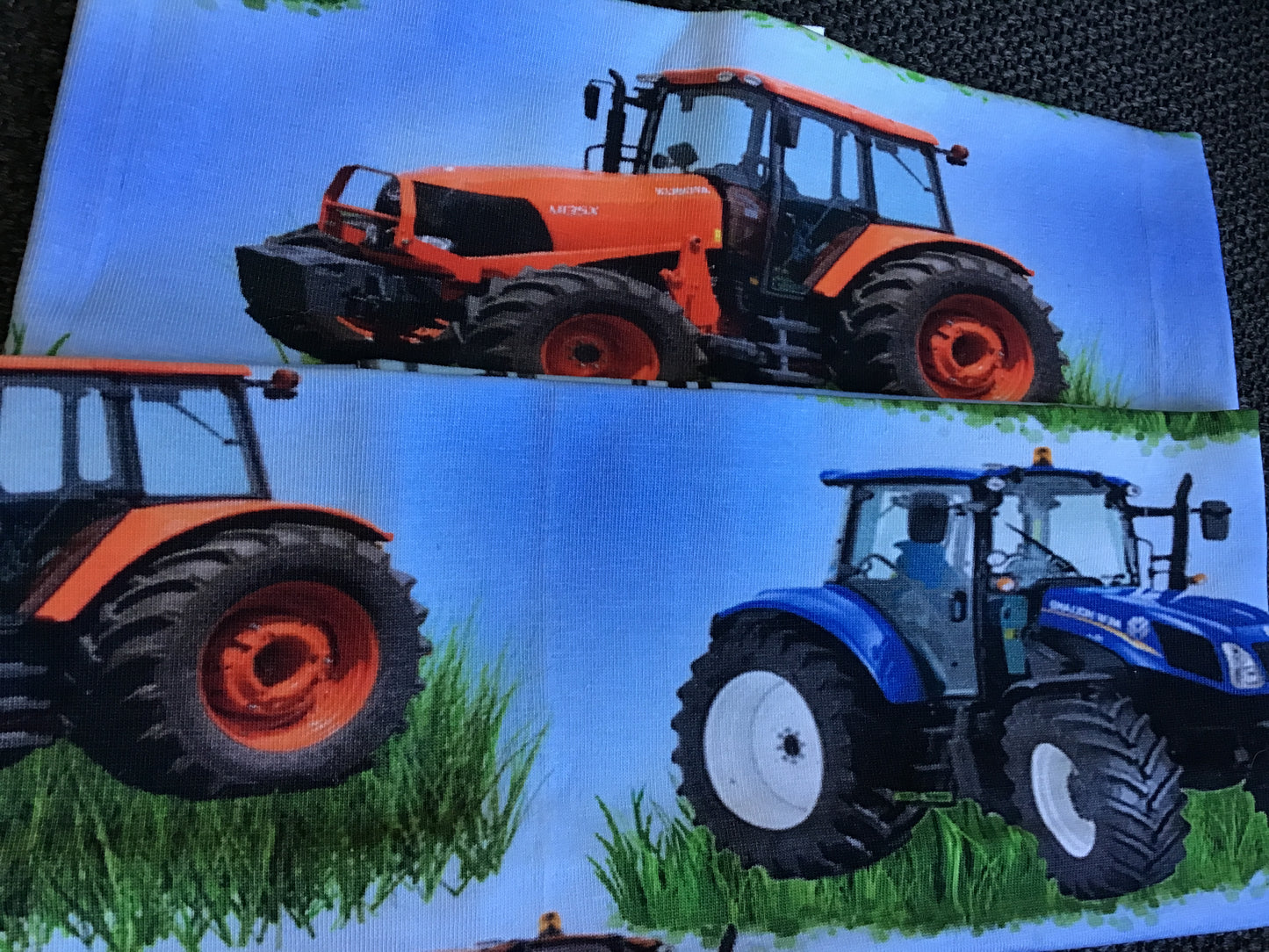 Pannebånd traktor lys blå