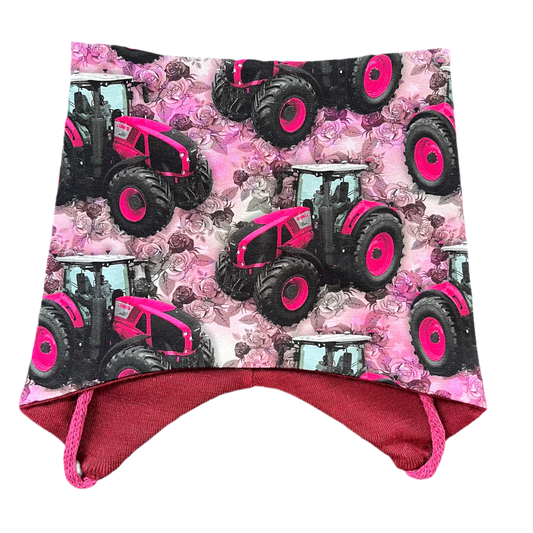 Knyttelue Rosa Clas traktor m/ullfor