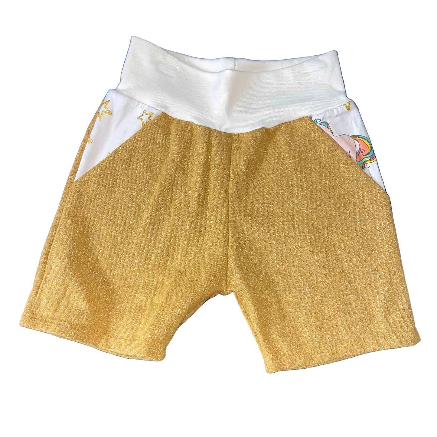 Sommersett Gull enhjørninger shorts og t-skjorte sett