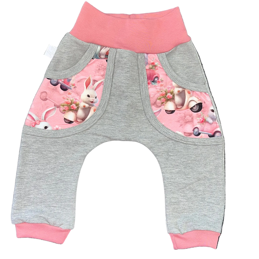 Babybukse rosa kaniner
