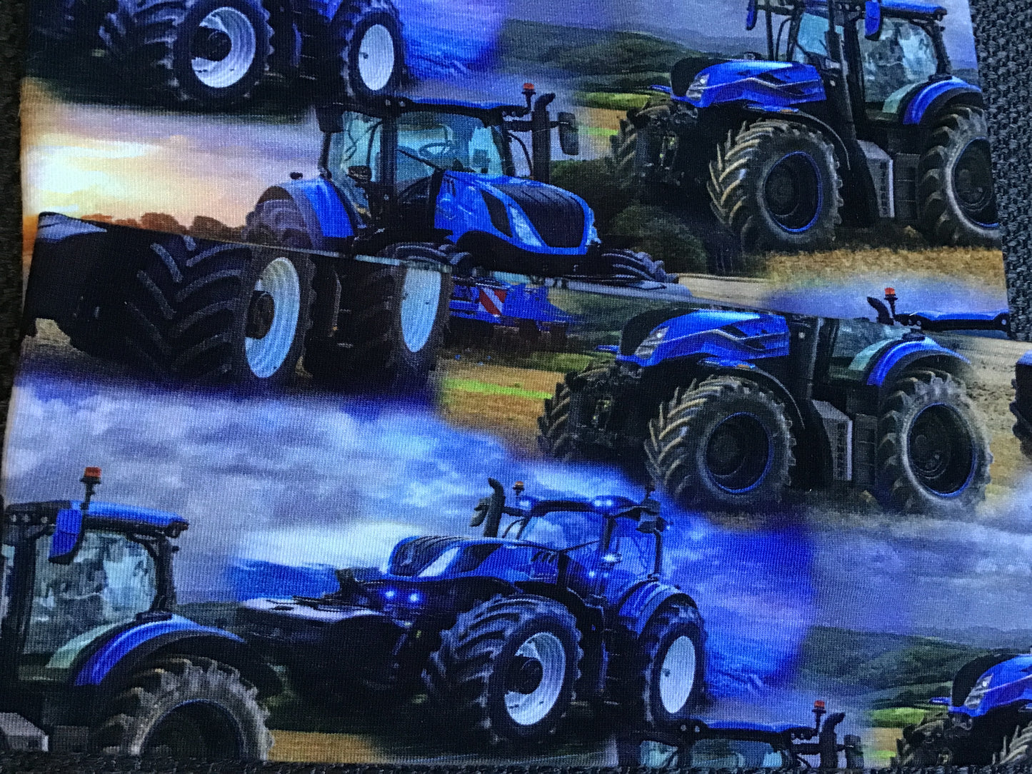 Pannebånd traktor blå