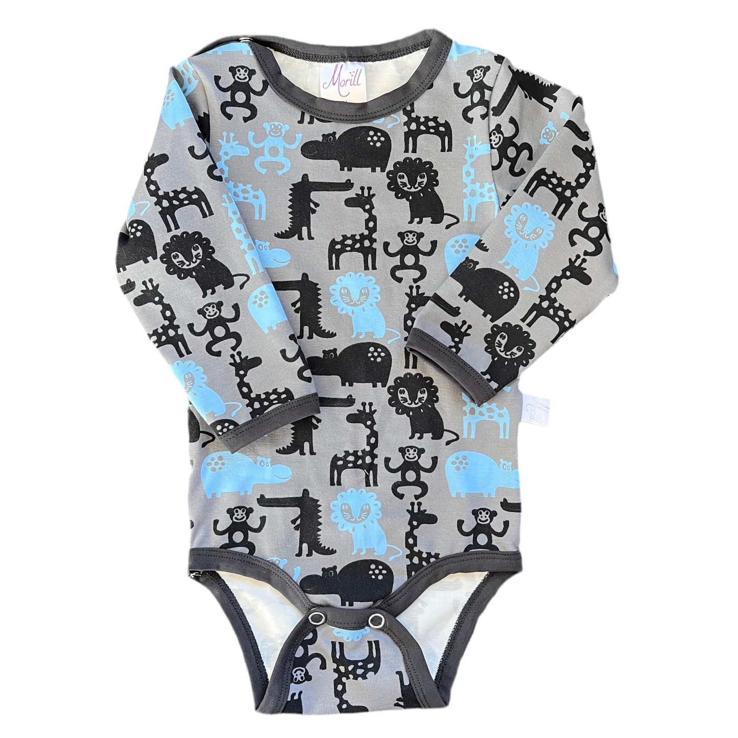Baby Joggedress Blå/grå Jungeldyr