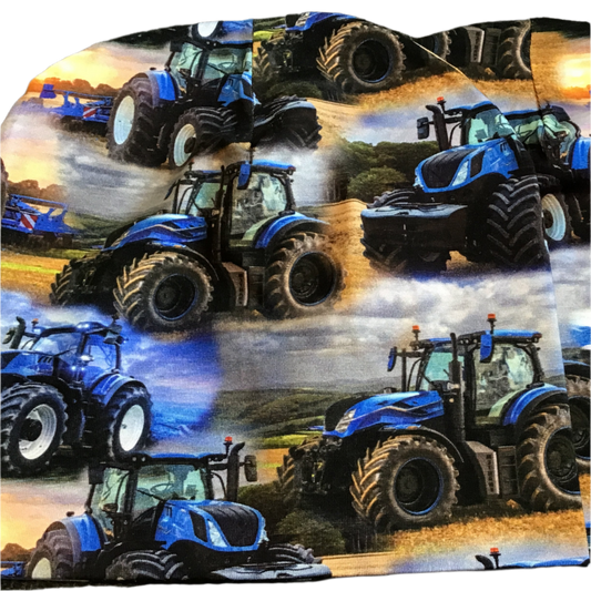 Blå New Traktor Lue