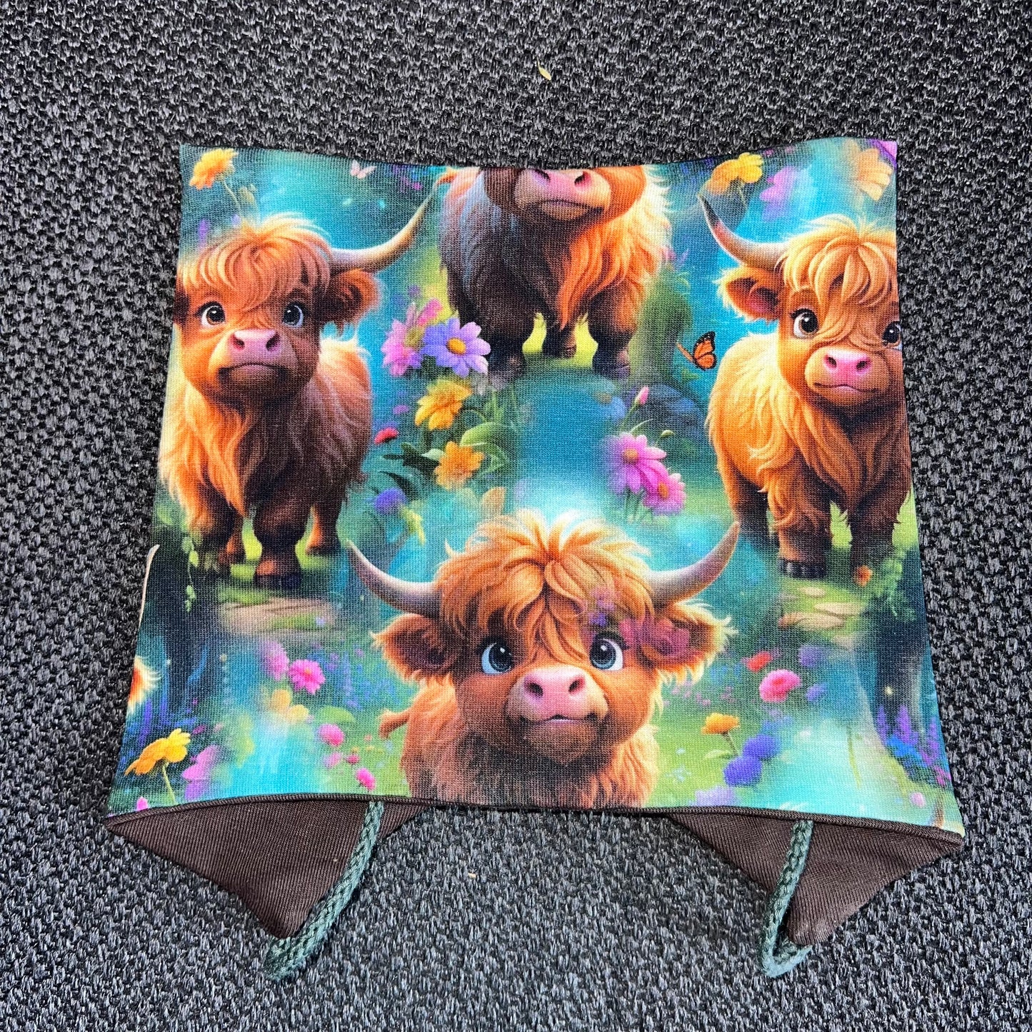 Knyttelue teal ku