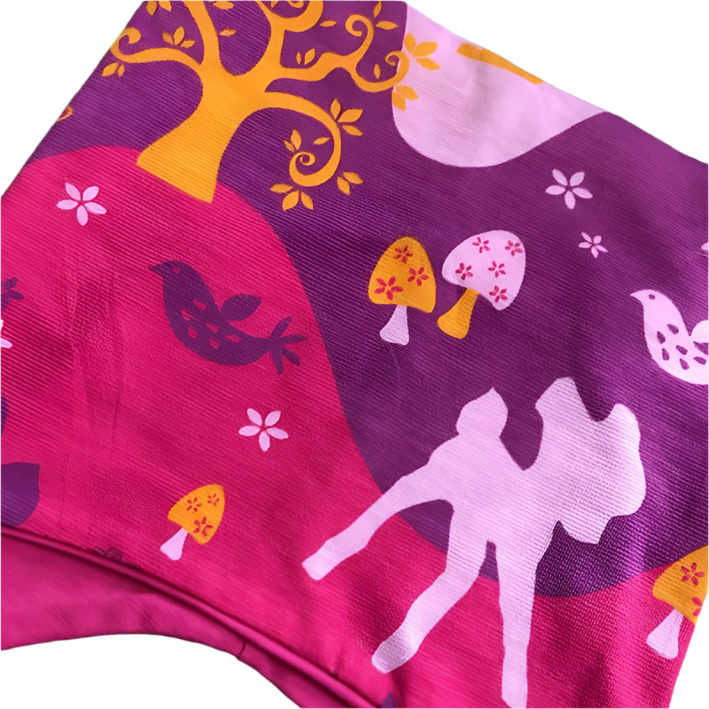 Knyttelue rosa/gul Bambi