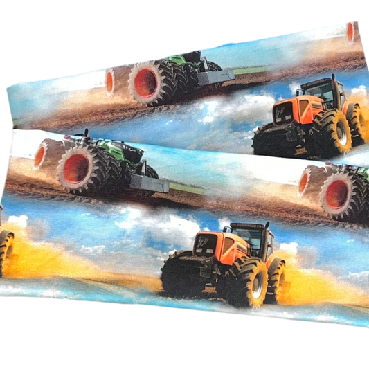 Pannebånd teal traktor