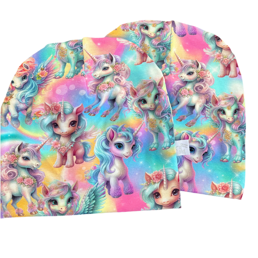 Pastell Regnbue Enhjørninger Lue