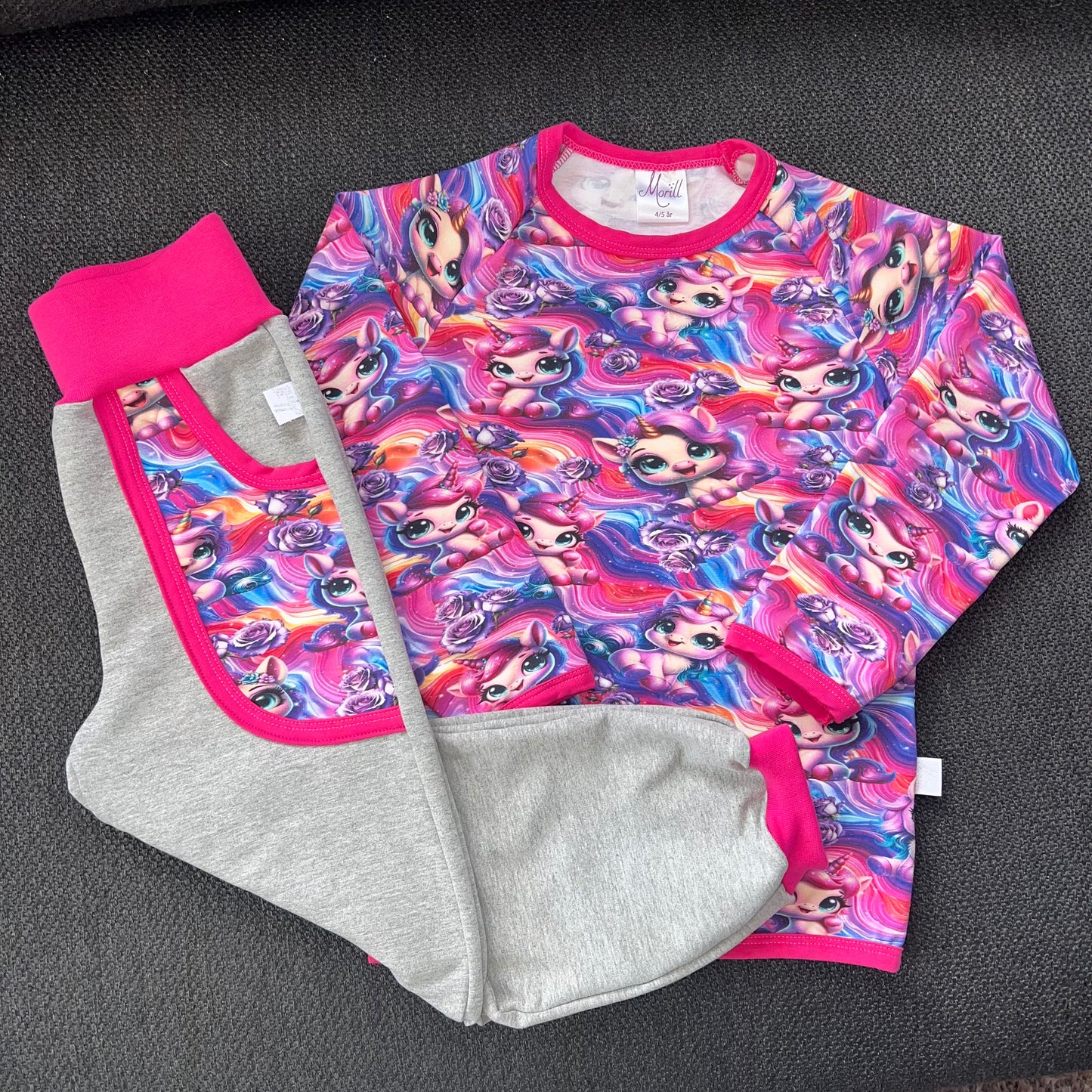 Joggedress Rosa og Lilla Bølge Enhjørninger
