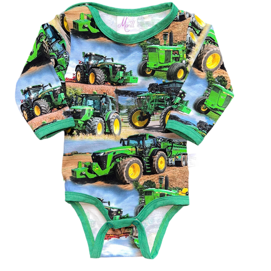 Body traktor JD grønn