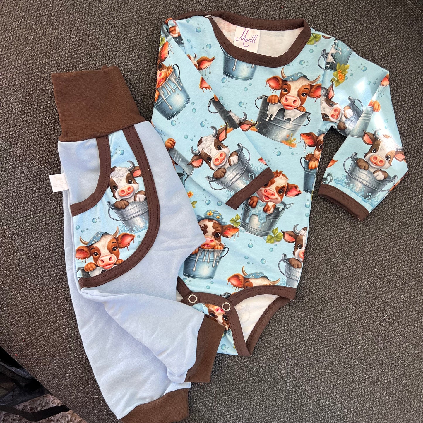 Baby Joggedress Blå Badeku