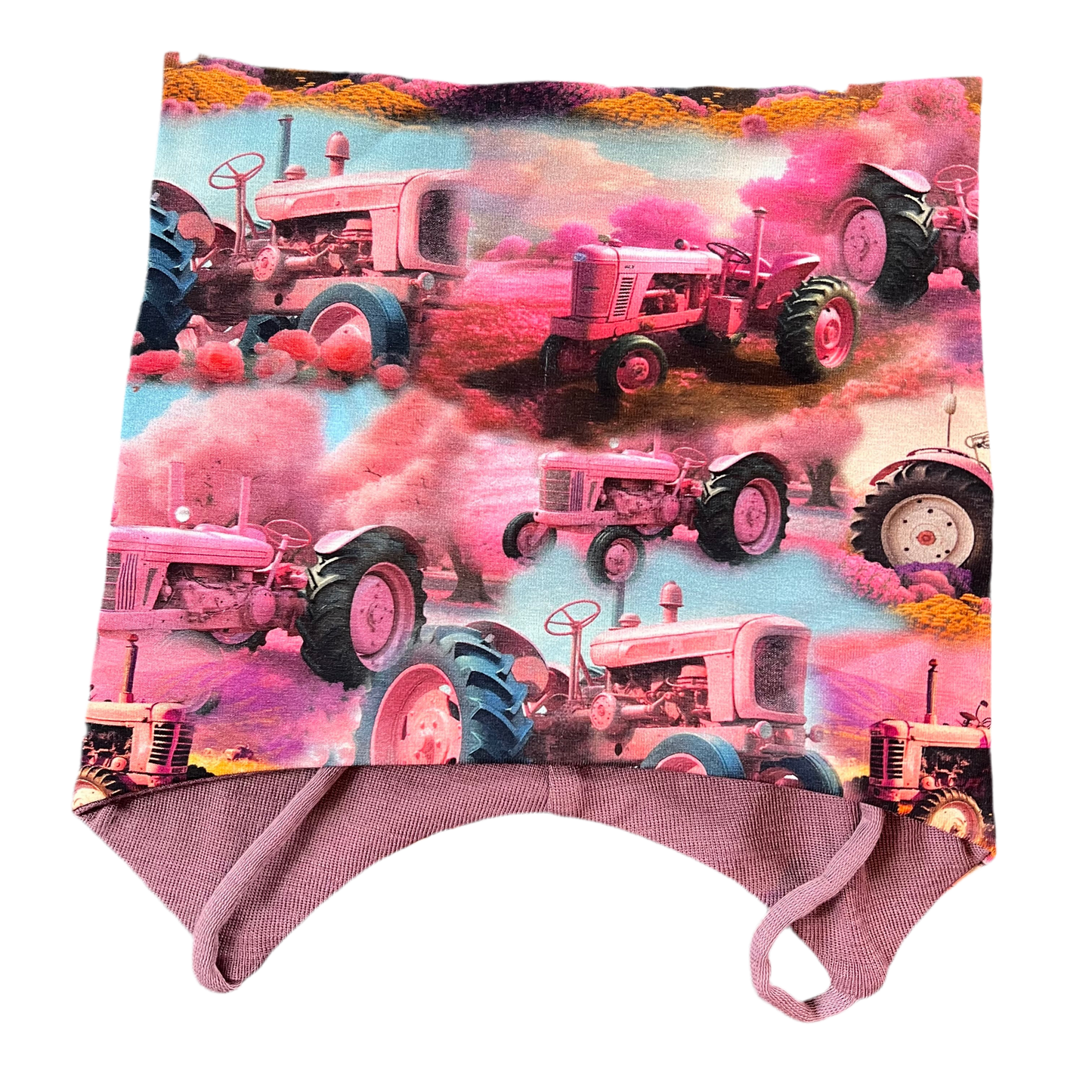 Knyttelue Gammelrosa traktor m/ullfor