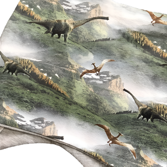 Knyttelue grå dino