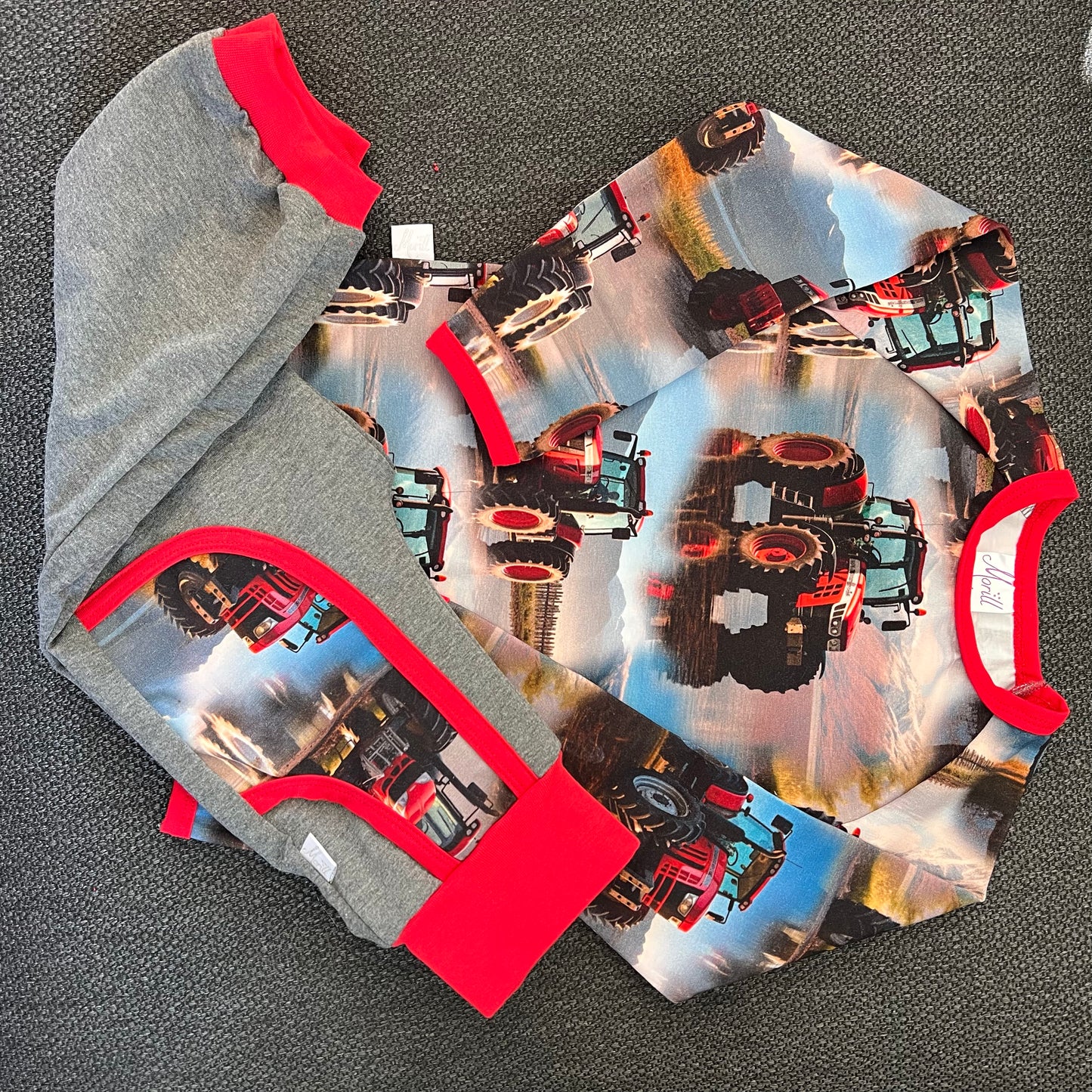Joggedress Rød traktor