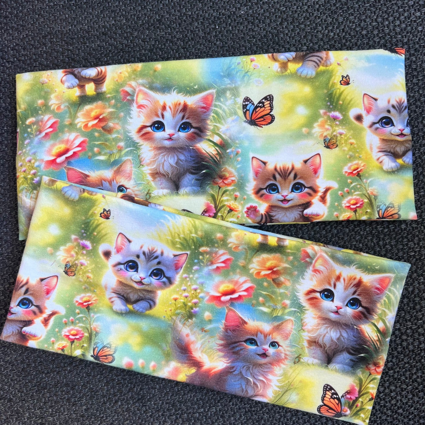 Pannebånd Katt med sommerfuggel